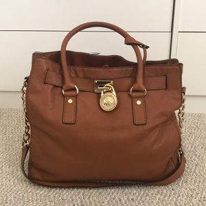 Authentic Michael Kors Tan Satchel.